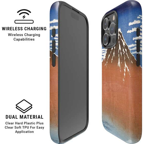 Hokusai Fuji Mountains in clear Weather iPhone 16 Pro Magsafe Impact Case